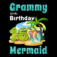 Cute Mermaid Grammy Of The 16th Birthday Retro Long Sleeve Shirts | Artistshot