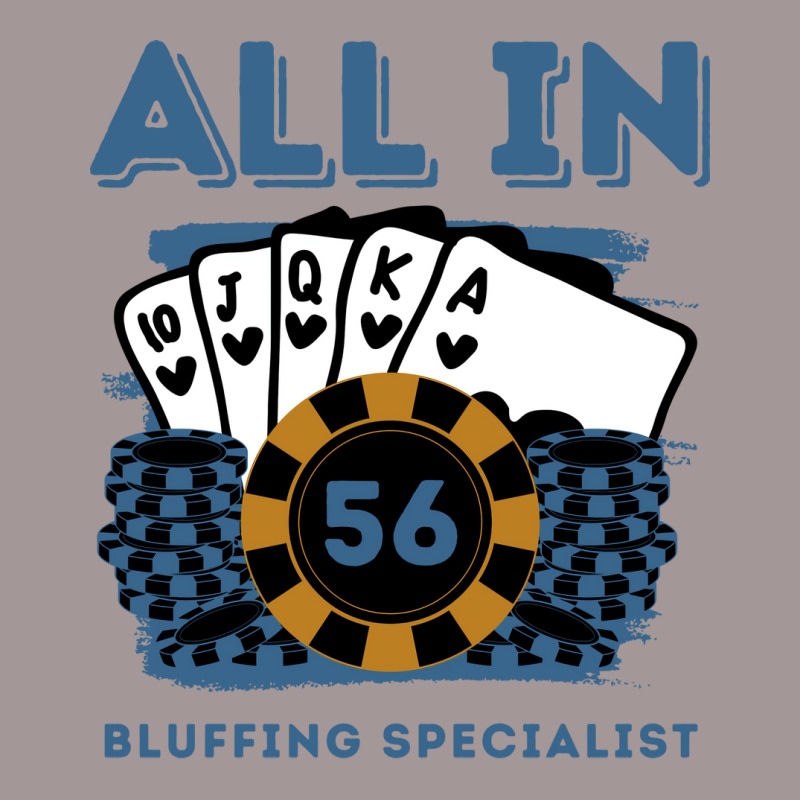 All In 56 56th Poker Casino 56 Years Old Poker Gam Vintage Short | Artistshot