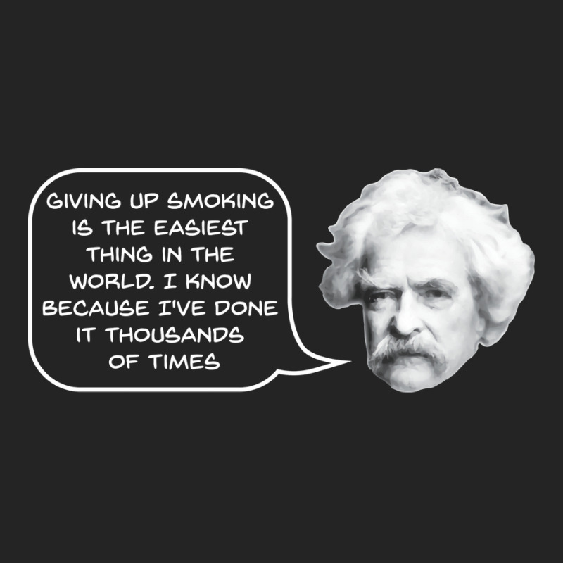 Mark Twain On Smoking 70s 3/4 Sleeve Shirt by alheklupsm | Artistshot