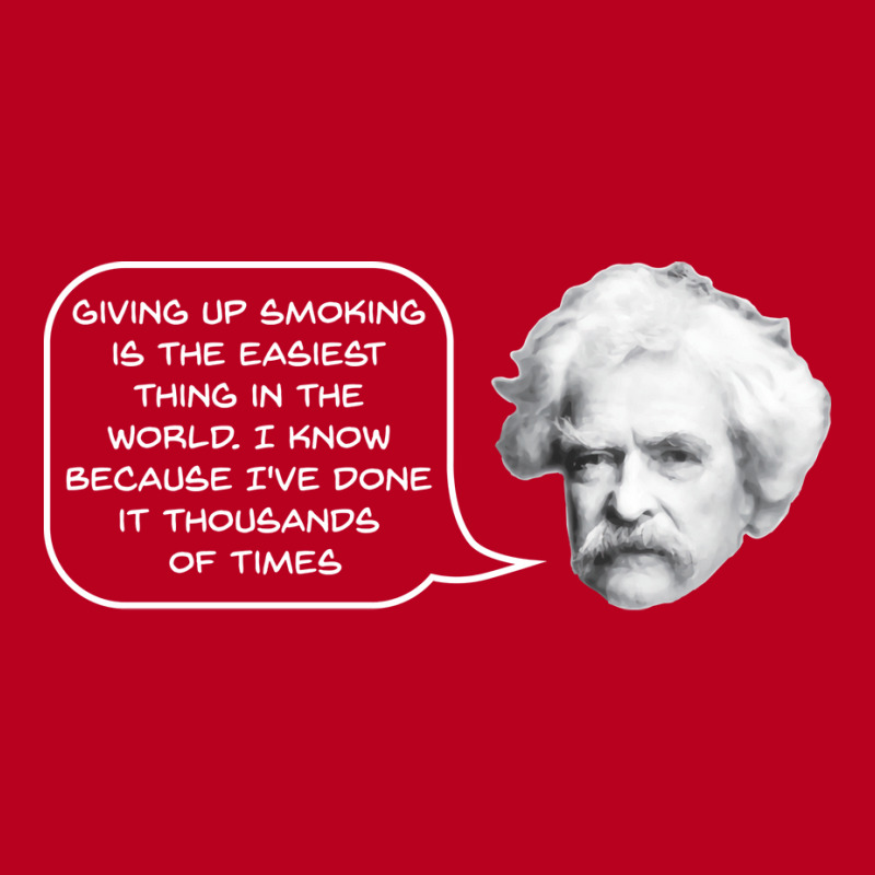 Mark Twain On Smoking 70s Classic T-shirt by alheklupsm | Artistshot