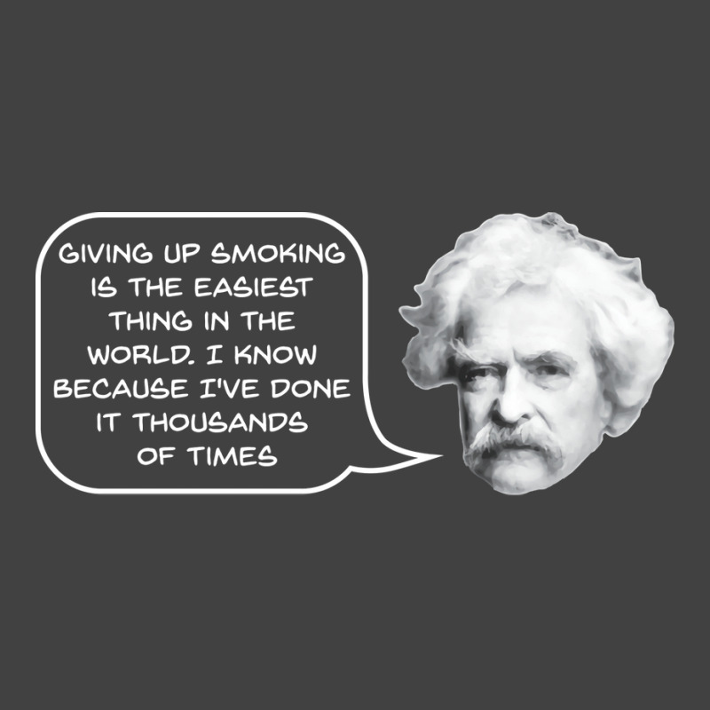 Mark Twain On Smoking 70s Vintage T-Shirt by alheklupsm | Artistshot