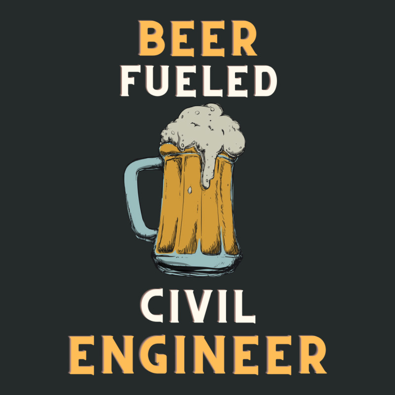 Beer Fueled Civil Engineer Cute Women's Triblend Scoop T-shirt by roscijjou4 | Artistshot