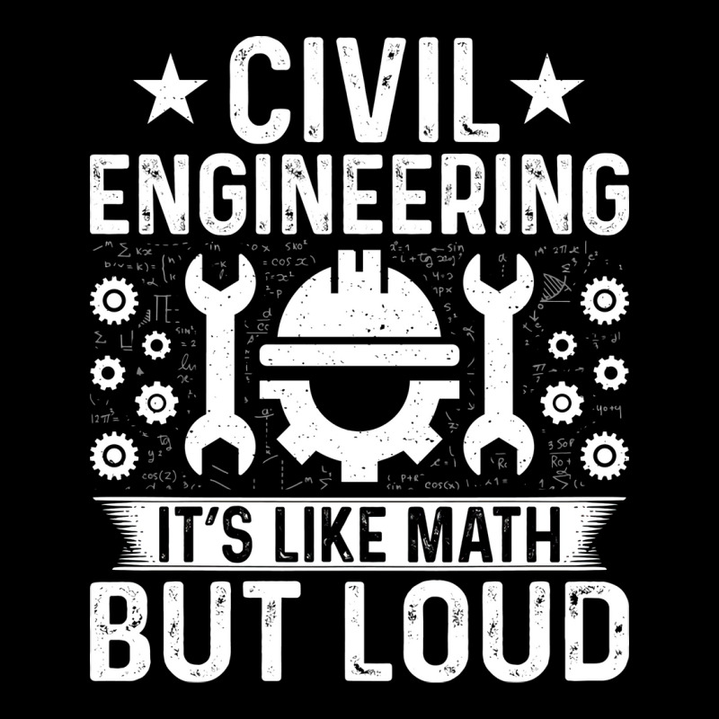 Civil Engineering Its Like Math But Loud Civil Eng Men's Long Sleeve Pajama Set | Artistshot