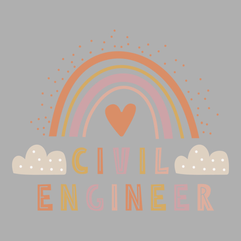 Civil Engineer Boho Casual Over The Rainbow Design Ladies Fitted T-Shirt by tonetayenog | Artistshot