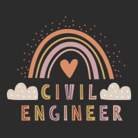 Civil Engineer Boho Casual Over The Rainbow Design Cropped Hoodie | Artistshot