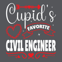 Cupids Favorite Civil Engineer Valentines Day Gift Ladies Fitted T-shirt | Artistshot