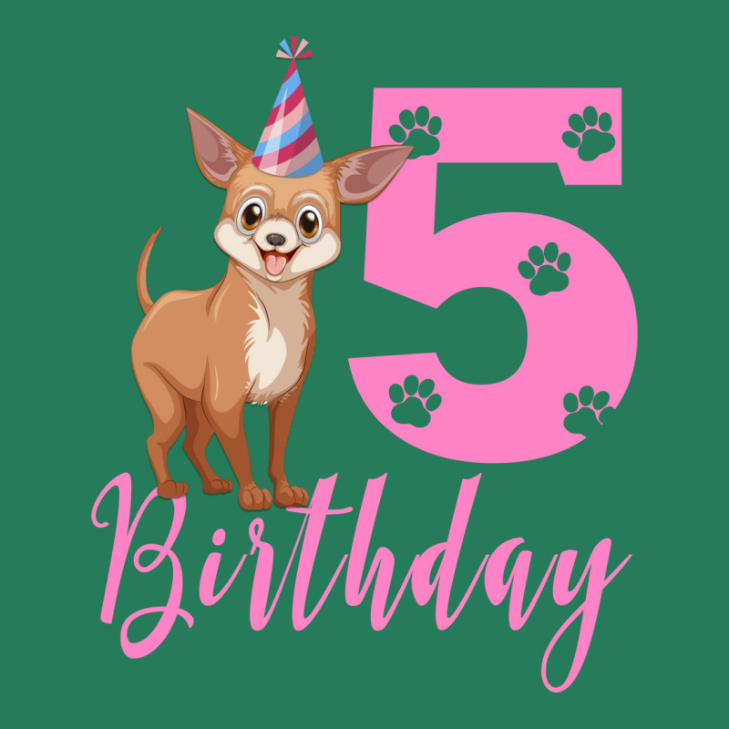 5th Birthday Chihuahua Cool T-shirt | Artistshot