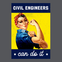 Civil Engineer Rosie The Riveter Poster Design Ladies Fitted T-shirt | Artistshot