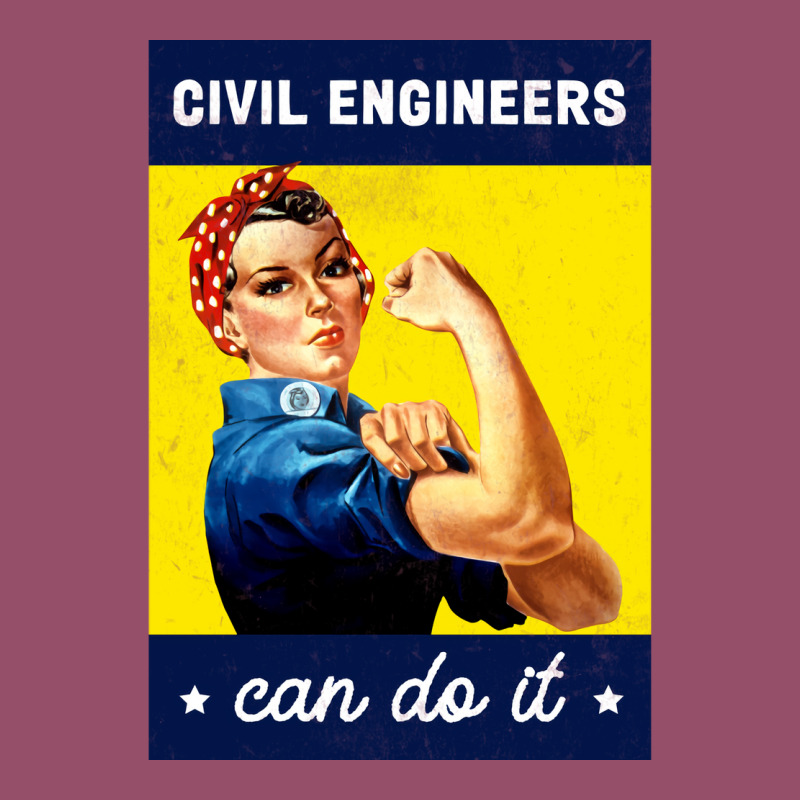 Civil Engineer Rosie The Riveter Poster Design Racerback Tank by kuwukmauser8 | Artistshot