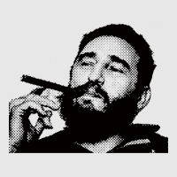 Young Fidel Castro Smoking Cigar Retro Unisex Jogger | Artistshot