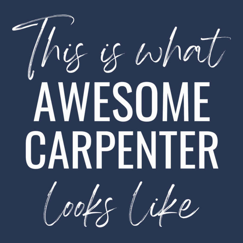 This Is What Awesome Carpenter Looks Like Cute Men Denim Jacket | Artistshot