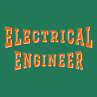 Electrical Engineer In Orange Color Text Aesthetic Ladies Fitted T-shirt | Artistshot