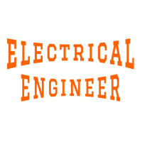 Electrical Engineer In Orange Color Text Aesthetic Maternity Scoop Neck T-shirt | Artistshot