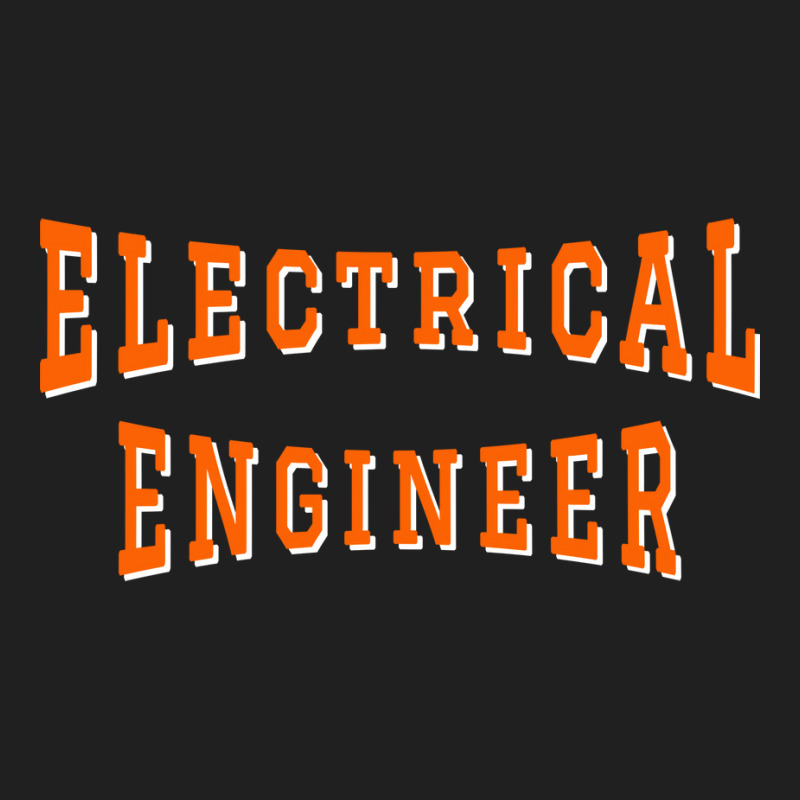 Electrical Engineer In Orange Color Text Aesthetic Ladies Polo Shirt by sokratugnneq | Artistshot