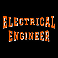 Electrical Engineer In Orange Color Text Aesthetic Legging | Artistshot