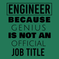 Engineer Because Genius Is Not An  Job Title Cute Ladies Fitted T-shirt | Artistshot