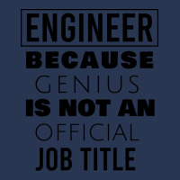 Engineer Because Genius Is Not An  Job Title Cute Ladies Denim Jacket | Artistshot