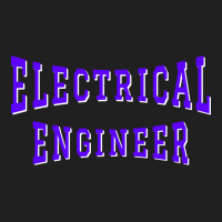 Electrical Engineer In Purple Color Text Aesthetic Drawstring Bags | Artistshot