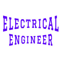 Electrical Engineer In Purple Color Text Aesthetic Sticker | Artistshot