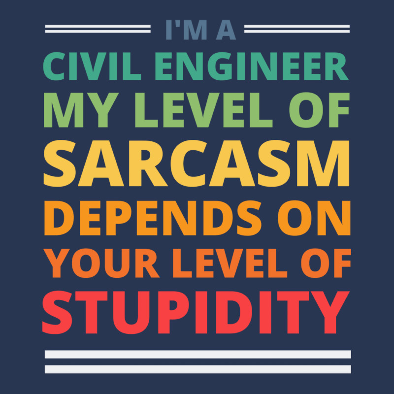 Im A Civil Engineer My Level Of Sarcasm Depends On Ladies Denim Jacket by yuuseisoujaar | Artistshot