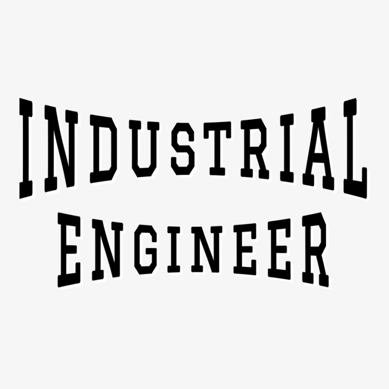 Industrial Engineer In Black Color Text Retro Ladies Fitted T-Shirt by tejecirvllq | Artistshot