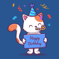 Cute Birthday Cat With Confetti Gift T-shirt | Artistshot