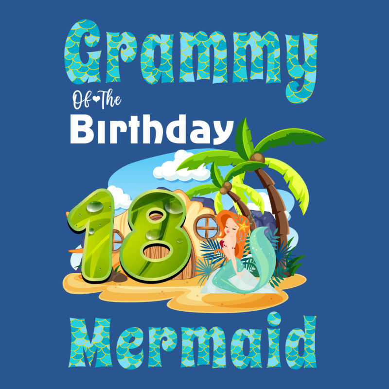 Cute Mermaid Grammy Of The 18th Birthday Music T-Shirt by mungiuweetis | Artistshot