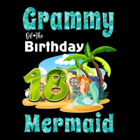 Cute Mermaid Grammy Of The 18th Birthday Music Unisex Jogger | Artistshot