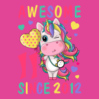 Cute Unicorn Awesome 11th Birthday Since 2012 Trav T-shirt | Artistshot