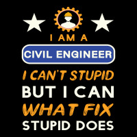 I Am A Civil Engineer I Cant Stupid Green V-neck Tee | Artistshot