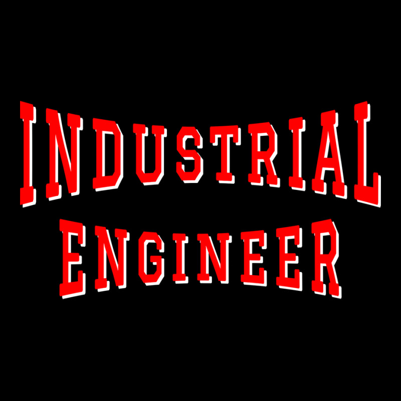 Industrial Engineer In Red Color Text Aesthetic Fleece Short | Artistshot