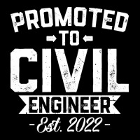 Promoted To Civil Engineer Est 2022 Funny Civil En Adjustable Cap | Artistshot