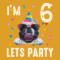 Lets Party 6th Birthday With French Bulldog Aesthe T-shirt | Artistshot