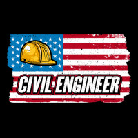 Civil Engineer American Flag Patriotic Civil Engin Pocket T-shirt | Artistshot