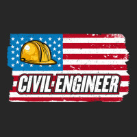 Civil Engineer American Flag Patriotic Civil Engin Men's T-shirt Pajama Set | Artistshot