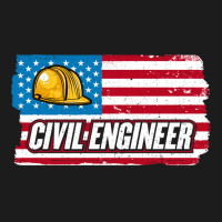 Civil Engineer American Flag Patriotic Civil Engin Hoodie & Jogger Set | Artistshot