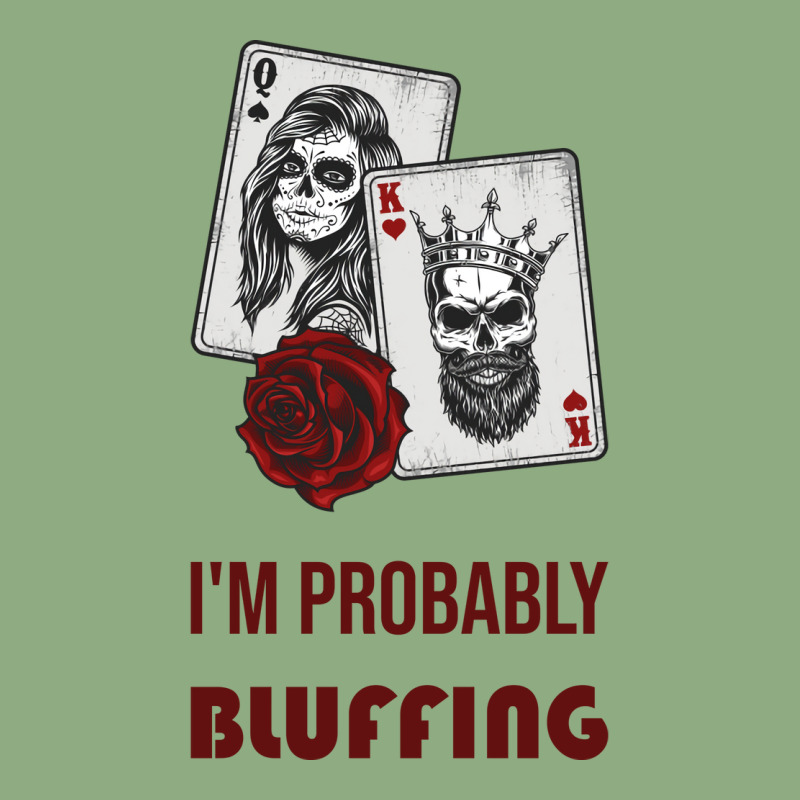 Im Probably Bluffing Humor Crew Socks | Artistshot