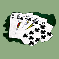 Poker Hands Royal Flush Clubs Graphic T-shirt | Artistshot