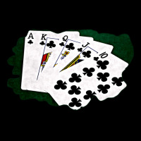 Poker Hands Royal Flush Clubs Long Sleeve Shirts | Artistshot