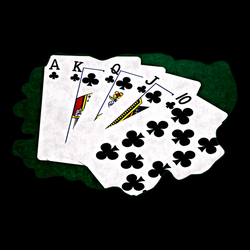 Poker Hands Royal Flush Clubs Long Sleeve Shirts | Artistshot