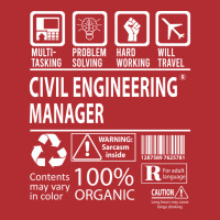 Civil Engineering Manager T  Multitasking Certifie Ladies Fitted T-shirt | Artistshot