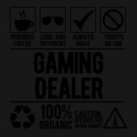 Gaming Dealer Job Black Travel Flannel Shirt | Artistshot