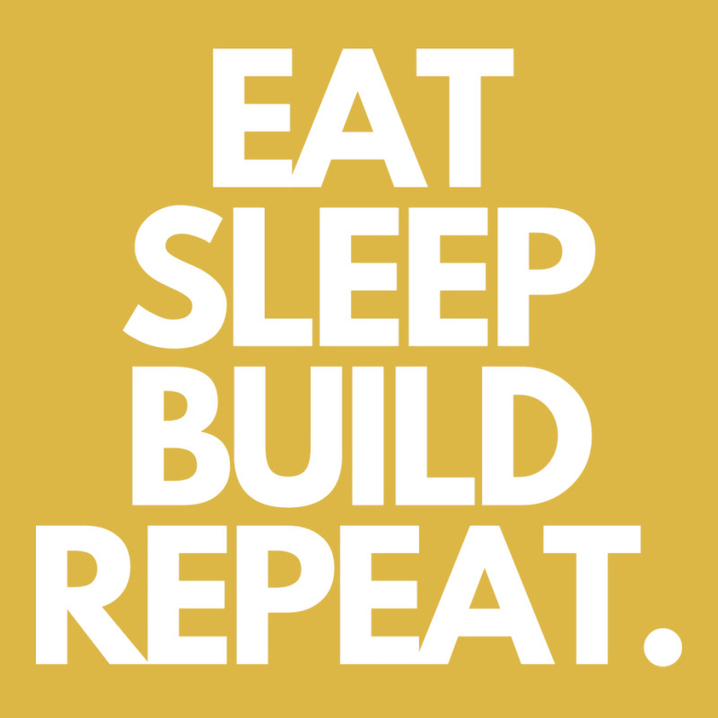 Eat Sleep Build Repeat Hippie Retro Classic T-shirt | Artistshot