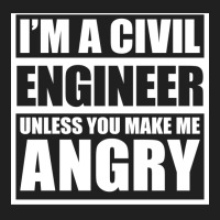 Im A Civil Engineer Unless You Make Me Angry Funny Ladies Polo Shirt | Artistshot