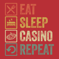 Funny Eat Sleep Casino Repeat Retro Vintage Gift G T-shirt | Artistshot