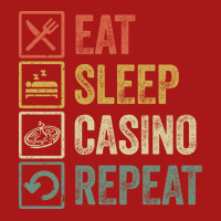 Funny Eat Sleep Casino Repeat Retro Vintage Gift G Unisex Jogger | Artistshot