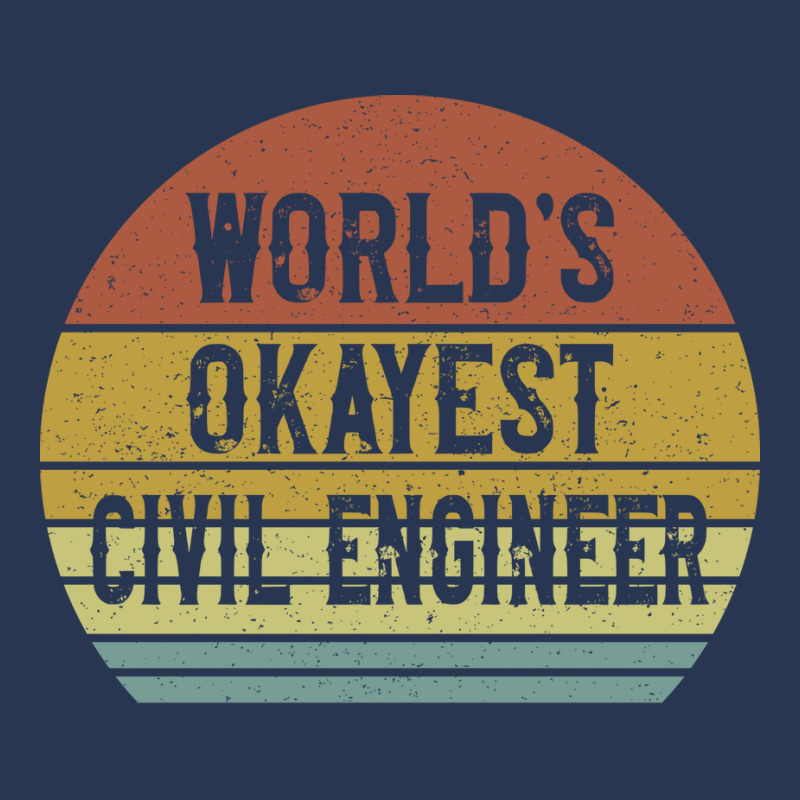 Worlds Okayest Civil Engineer Retro Men Denim Jacket by montsijenssyo | Artistshot