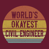 Worlds Okayest Civil Engineer Retro Classic T-shirt | Artistshot