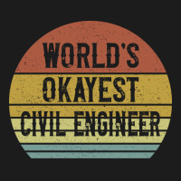 Worlds Okayest Civil Engineer Retro Hoodie & Jogger Set | Artistshot