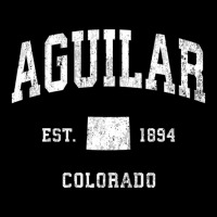 Aguilar Colorado Co Vintage Athletic Sports Design Graphic T-shirt | Artistshot